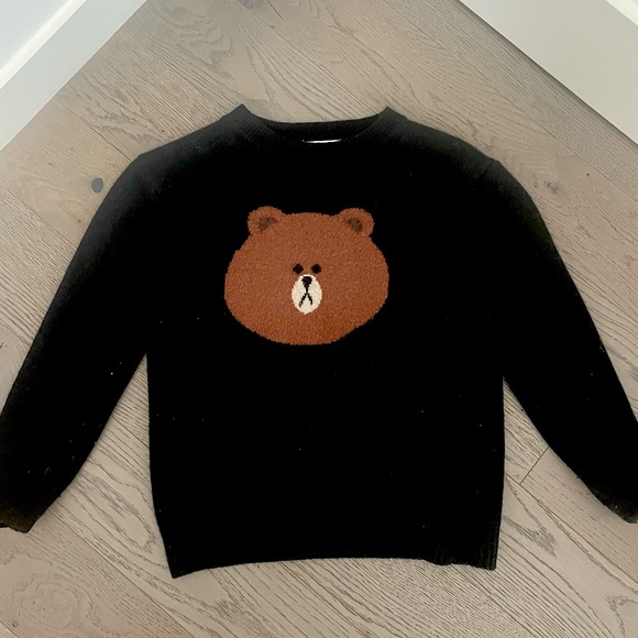 Black Line Friends Sweater 165/84 Size Small - Picture 1 of 3